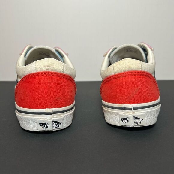 Womens VANS Old Skool Multicolored Low Top Sneakers / Size 7 - Picture 4 of 9
